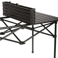 Table de camping pliable à plateau roulant, légère et portable, mini-table d'extérieur résistante à la chaleur avec sac de transport, mobilier d'extérieur pour hôpital