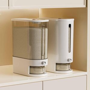 Kitchen Plastic PP <b>Rice</b> Dispenser 5kg Bucket Storage <b>Container</b> sealed Lid - Product Image 4