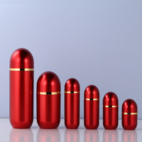 Bouteille de capsule de pilule en plastique personnalisé, bouteille d'emballage personnalisée de haute qualité, pour médicaments, essence de cosmétique, pièces
