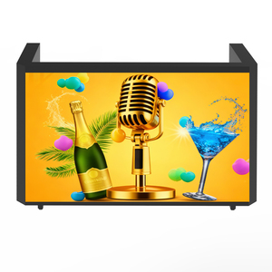 360SPB 6FT LED Tragbare DJ-Kabine - Leicht zu Bewegende DJ-Konsole mit LED-Videowand für Live-Auftritte - Product Image 5