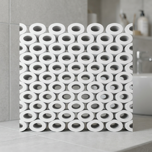 Modern Glazed 3D 400x400mm HighQuality Porcelain Floor Wall Tiles Glossy Stone Look for Interior Exterior Outdoor Use 16x16 Inch - Product Image 1