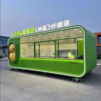 Camion de restauration mobile en aluminium personnalisable pour solutions de restauration rapide, glaces et snacks, résistant à la rouille, personnalisable