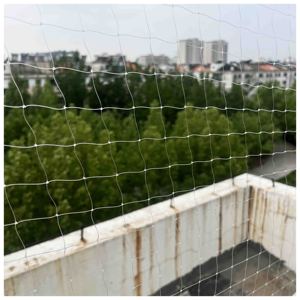 Durable White Nylon Monofilament Transparent <strong>Mesh</strong> Balcony Safety Cat Net With Custom Cutting Processing Service - Product Image 3