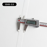 Bande élastique plate tricotée en nylon/spandex blanc, haute ténacité, confortable, personnalisable en différentes largeurs, pour la fixation et la finition
