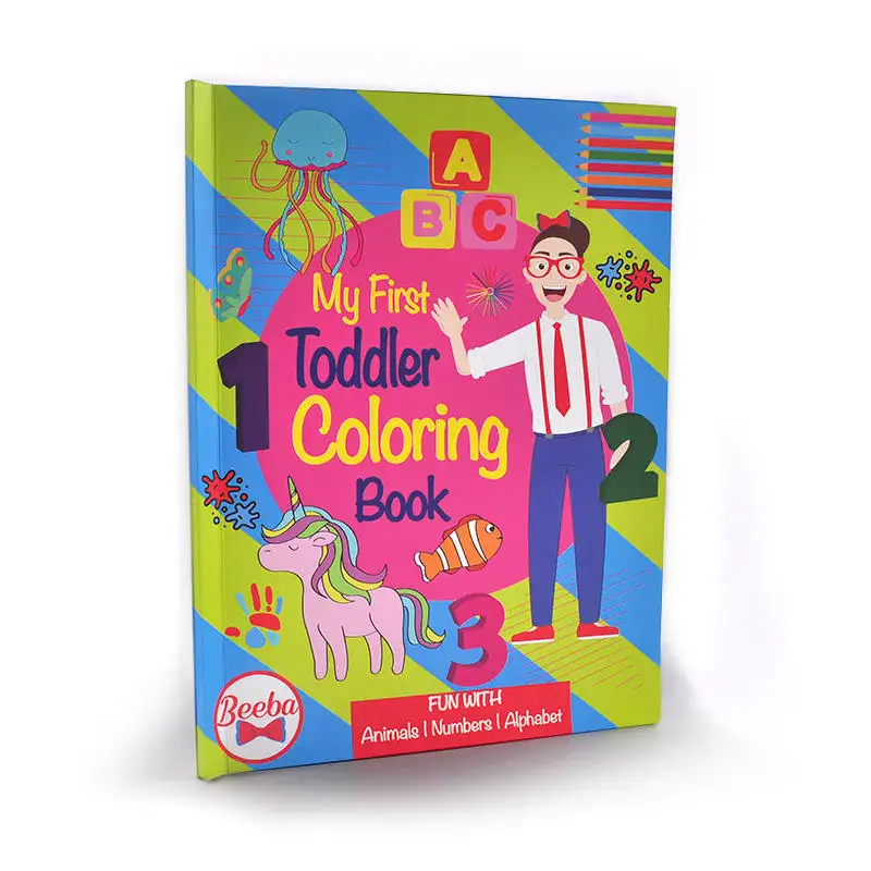 Hoge Kwaliteit Fabriek Print Cover Art Papier Custom Logo Kleurboek Kleurenboek Voor Kinderen