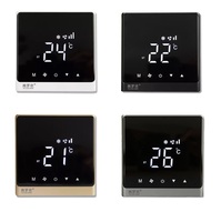 PG-101 Termostat Pintar Fleksibel dengan Panel Kontrol Layar Sentuh untuk Sistem Pendingin Udara Sentral Bahan PC+ABS Faluokan