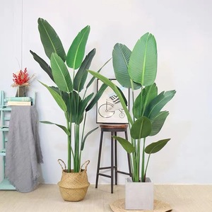 Nhân Tạo Màu Xanh Lá Cây Nhà Máy <span class=keywords><strong>Palm</strong></span> Chậu Bionic Màu Xanh Lá Cây Du Lịch Cây Chuối Cho Văn Phòng Nhà Khách Sạn Trường Phòng Khách - Product Image 6