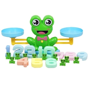 Montesssori Balance Scale gioco conteggio e gioco di matematica divertimento <span class=keywords><strong>Frog</strong></span> Balance <span class=keywords><strong>Game</strong></span> - Product Image 2