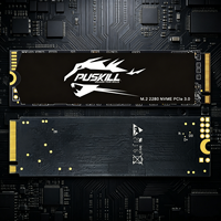 PUSKILL NVMe M.2 2280 PCIe 3.0 SSD 128GB 256GB 512GB 1TB 3000MB/s Kecepatan Tinggi untuk Gaming Laptop/Desktop Internal Solid State Drive