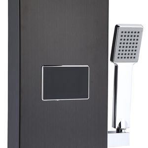 Panel de <span class=keywords><strong>ducha</strong></span> de <span class=keywords><strong>acero</strong></span> <span class=keywords><strong>inoxidable</strong></span> 1018 con soporte de pie y grifos, accesorios de grifería para <span class=keywords><strong>mampara</strong></span> de <span class=keywords><strong>ducha</strong></span> - Product Image 4