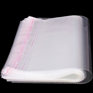 Venta Directa de Fábrica, Celofán Transparente Adhesivo para Empaque, <span class=keywords><strong>Bolsa</strong></span> de Plástico Transparente Autoadhesiva de IDPE OPP - Product Image 1