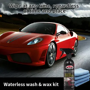 Wasserloses Waschen und Wachsen Autopflege-Spray Autoreinigungswachs