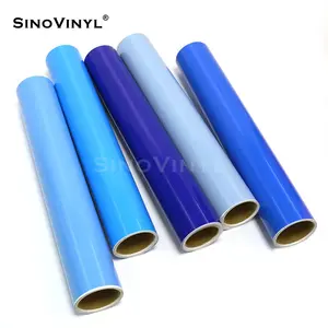 SINOVINYL fornitura di fabbrica colore vinile adesivo lucido vinile PVC pellicola vinilica rotoli pavimentazione per plotter da taglio