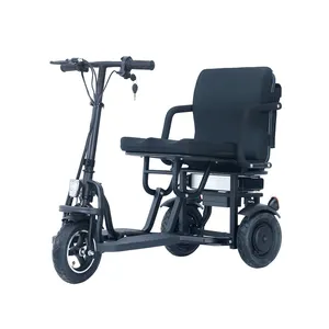 Компактные дорожные мини-скутеры для пожилых людей с литиевой батареей и 3 колесами для мобильности легкий складной электрический скутер с ограниченными возможностями