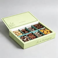 Boîte à emporter personnalisée pour gâteaux, gaufres, brownies, pâtisseries, fruits, collations, en-cas, fête du thé de l'après-midi
