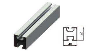 Солнечная панель монтажная система алюминиевый профиль H-образной формы водонепроницаемый кронштейн для крепления на крышу 40x40 Германия Европейского типа - Product Image 2