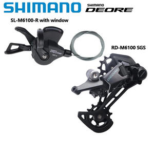 Grupo de Cambio Shimano <span class=keywords><strong>DEORE</strong></span> M6100 de 1*12 Velocidades con <span class=keywords><strong>Desviador</strong></span> <span class=keywords><strong>Trasero</strong></span> M6100 y Palanca de Cambios de 12 Velocidades para Bicicleta de Montaña - Product Image 1