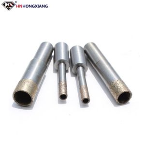 Punte diamantate sinterizzate per fori nel vetro, punte diamantate con codolo conico per foratura di vetro, piastrelle in ceramica e porcellana - Product Image 3
