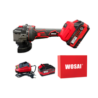 Meuleuse d'angle sans fil 20V 100/115/125mm à batterie lithium-ion 3.0AH, vitesse variable, moteur sans balais, 1200W, haute performance pour le bricolage et la découpe
