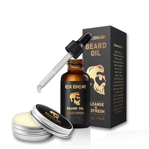 New Arrival Ekber Miracle 100% Organic Jojoba <strong>Beard</strong> Oil and Shaping Balm Wax Product to <strong>Grow</strong> <strong>Beard</strong> Growth Set <strong>Beard</strong> Grooming <strong>Kit</strong> - Product Image 1