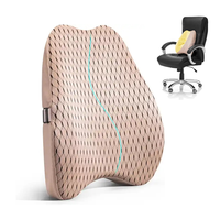 Chaise de bureau dos oreiller de soutien lombaire mousse à mémoire oreiller de soutien lombaire oreiller de soutien lombaire pour voiture