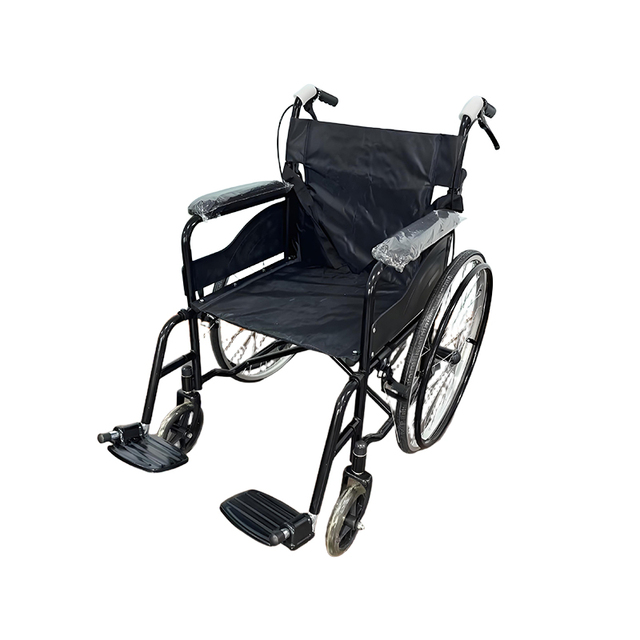 Foldable Medical Equipment Lightweight Steel Manual Wheelchair