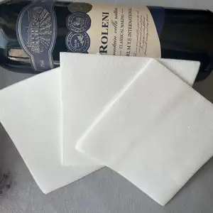 33x33cm Plain White Airlaid Paper Napkins Party Or Wedding