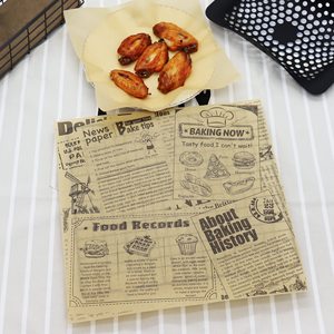 Custom-Made <b>Greaseproof</b> Craft <b>Paper</b> (100% Virgin Wood Pulp) Silicone Coated Pizza Sandwich Burger Cake Bread Wrapping Custom - Product Image 3