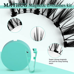 ขนตาปลอมแบบติดกาวติดเองทำด้วยมือ3คู่ขนตาหนาเนื้อนุ่มน้ำหนักเบาดูเป็นธรรมชาติ - Product Image 2