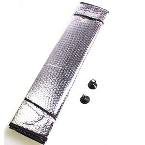 Pare-soleil automatique accordéon en aluminium personnalisé avec logo pour voitures et camions – Cadeaux promotionnels pour clients - Product Image 2