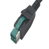 Cable de Escáner USB de 12 V a RJ50 10P10C Personalizado para Impresoras IBM y Máquinas POS