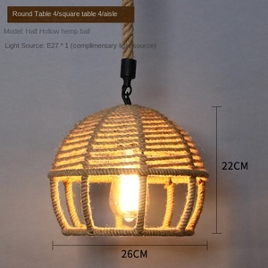 โคมไฟระย้าแนว E27สไตล์ย้อนยุคแนวอุตสาหกรรมโคมไฟระย้าแนววินเทจของประเทศสำหรับร้านอาหาร - Product Image 3