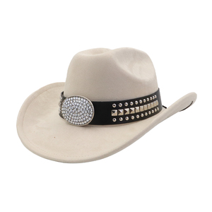 Sombreros <span class=keywords><strong>Indiana</strong></span> <span class=keywords><strong>Jones</strong></span> de haute qualité en stock USA Texas daim Western Cowboy <span class=keywords><strong>chapeau</strong></span> en gros unisexe extérieur luxe haut Fedora chapeaux - Product Image 6