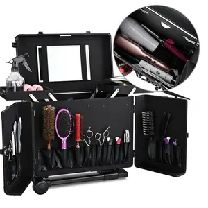 Rolling Barber Tool Case Convenient Barber Tool Storage Solution