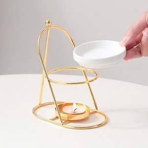 Brûleurs d'huiles essentielles en céramique <span class=keywords><strong>de</strong></span> luxe en gros, brûleurs <span class=keywords><strong>de</strong></span> cire fondue, porte-bougies chauffe-plat, diffuseurs parfumés, décorations pour la maison aux meilleurs prix - Product Image 1