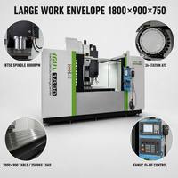 Centre d'usinage vertical DRC MVL1890S 6000 tr/min avec système FANUC. Conçu pour une coupe intensive.