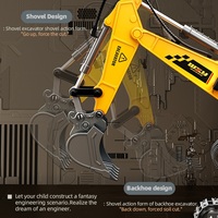 Nouveau Kit de Jouets Camion Excavateur RC en Alliage à 12 Canaux 2.4G avec Télécommande, Véhicule d'Ingénierie, Vente Directe Usine