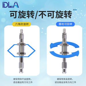 Support de fixation par ventouse ZPT-J10-B5 à tête large anti-rotation série DLSMC avec amortisseur à ressort intégré en cuivre - Product Image 3