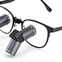Binocular Dental Medical Surgical Loupe TTL Ergo 3.5x 4.5X 5.5x 6.5x Binocular Magnifying Glasses Metal Frame for Dentistry