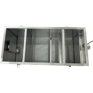 VICTORY KITCHEN Trampa de grasa de acero inoxidable de alta eficiencia Separador de aceite y agua inoxidable para cocina de restaurante, catering de hotel - Product Image 2