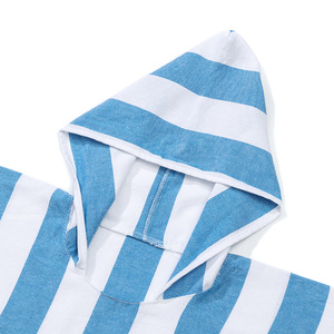 Serviette de plage à capuche Shengpeng 100x75cm 120x90cm en coton à séchage rapide, idéale pour les voyages, la natation et le surf - Product Image 1