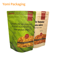 Custom Logo Biologisch Afbreekbaar Vetvrij Papieren Zakken Vochtbestendig Voor Eiwit Fruit Granola Noot