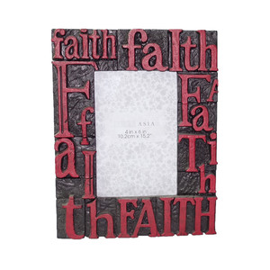 4*6 nhựa Bảng chữ cái thư hình ảnh khung <span class=keywords><strong>polyresin</strong></span> Tabletop khung ảnh - Product Image 1