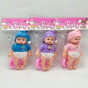 Bolsa de entrenamiento para ir al baño con muñeca de PVC de lujo de tamaño de bolsillo, con sonido, empacada en bolsa. - Product Image 4