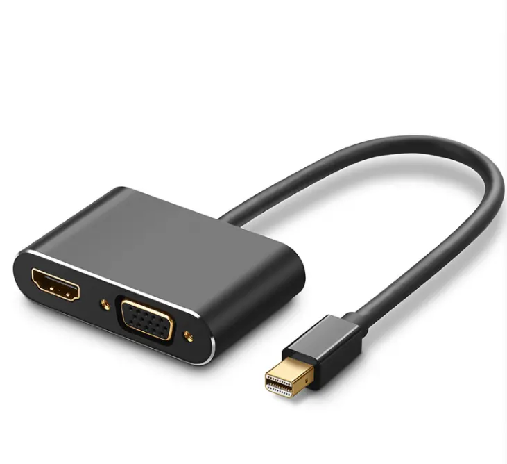 Pogo mini DisplayPort 4K HDTV VGA adaptörü dönüştürücü uyumlu MacBook hava MacBook Pro VGA HDTV ve daha fazlası