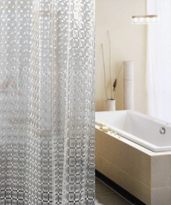 Clair, 180x180 3D Conception Résistance À L'<span class=keywords><strong>eau</strong></span> Sac Douche Rideau Salle De Bain Imperméable Tissu <span class=keywords><strong>EVA</strong></span> Rideaux - Product Image 4