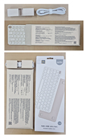 Clavier Ciseaux Actto B606 Nouvelle Arrivée, Vente Chaude, Original, Double Mode BT 5.2 + Filaire, Mince, Léger, 78 Touches, CE RoHS