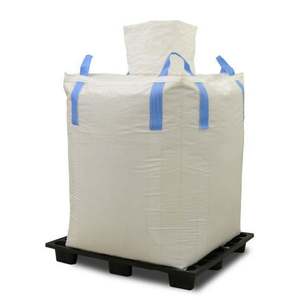 Competitive Price Industrial Container Jumbo <b>Bag</b> 1 <b>Ton</b> Antistatic PP <b>Bags</b> for Sugar Flat Bottom Discharge Model Number FIBC - Product Image 4