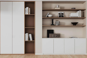 Bibliothèque et armoire de rangement en bois moderne et simple avec garantie de 5 ans pour la maison, le bureau, l'école, l'hôtel ou l'appartement - Product Image 6