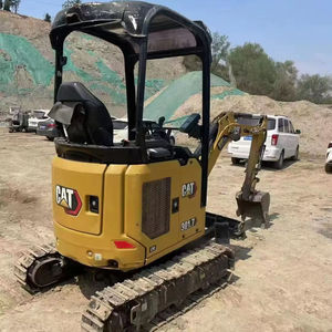 รถขุดขนาดเล็ก Caterpillar 301.7 มือสอง ชั่วโมงการทำงานต่ำ สายพานยาง 1.7 ตัน เกียร์ PLC ปั๊มไฮดรอลิก ผลิตในญี่ปุ่น ขาย - Product Image 1
